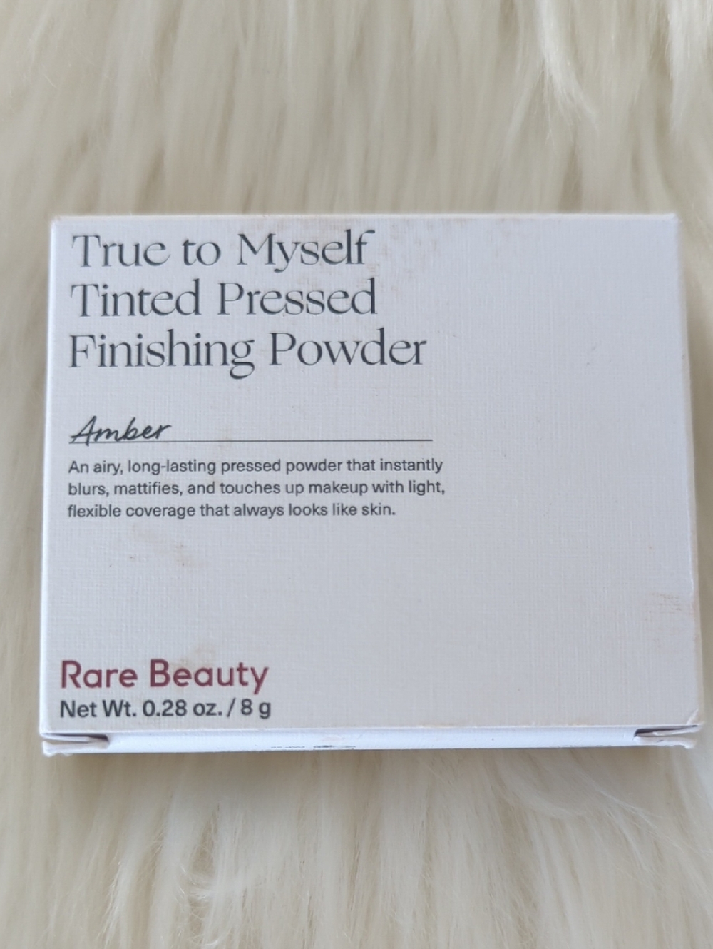 Rare Beauty True to Myself Tinted Pressed Finishing Powder - Amber
